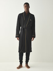 Robe de chambre BOSS Classic à logo contrasté - Image 2 de 4
