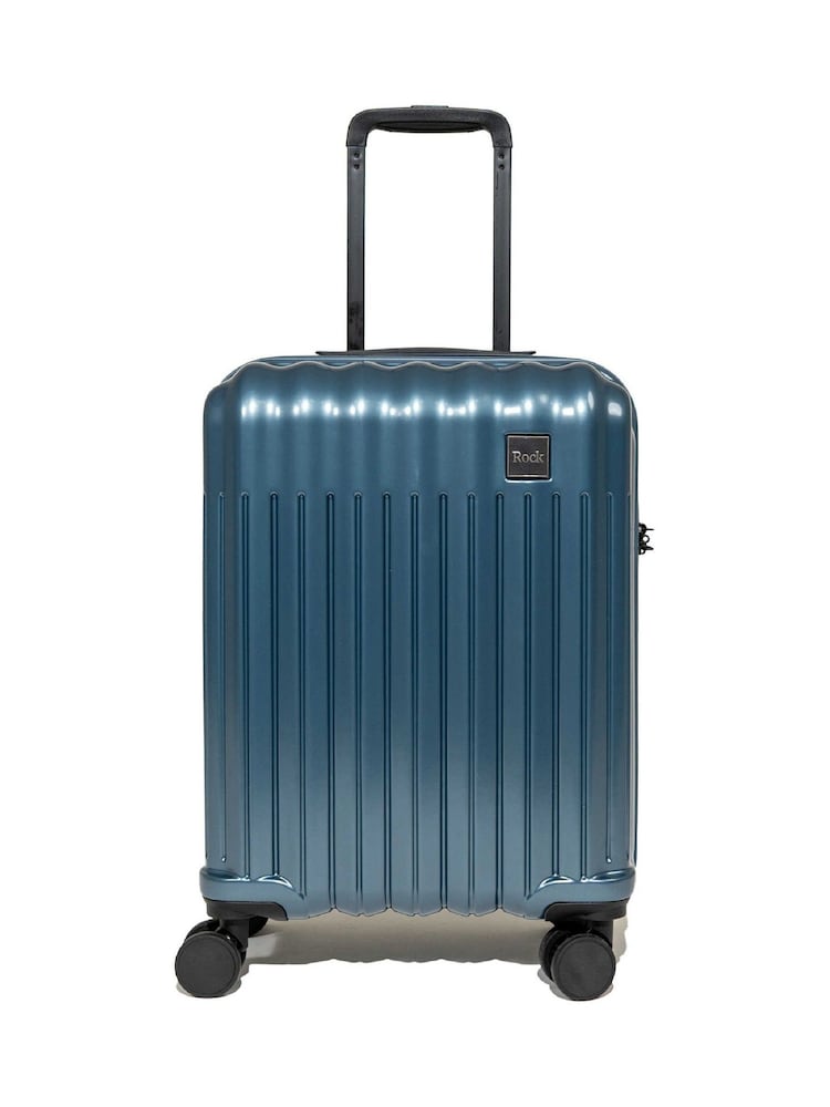 Rock Luggage Blue Rock Luna Cabin Suitcase - Image 2 of 5 Rock Luggage Blue Rock Luna Cabin Suitcase - Image 2 of 5