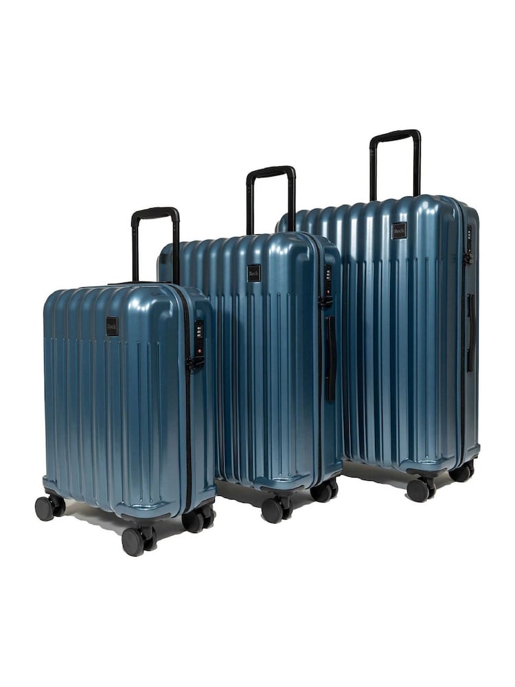 Rock Luggage Blue Rock Luna Suitcases 3pc Set - Image 1 of 5