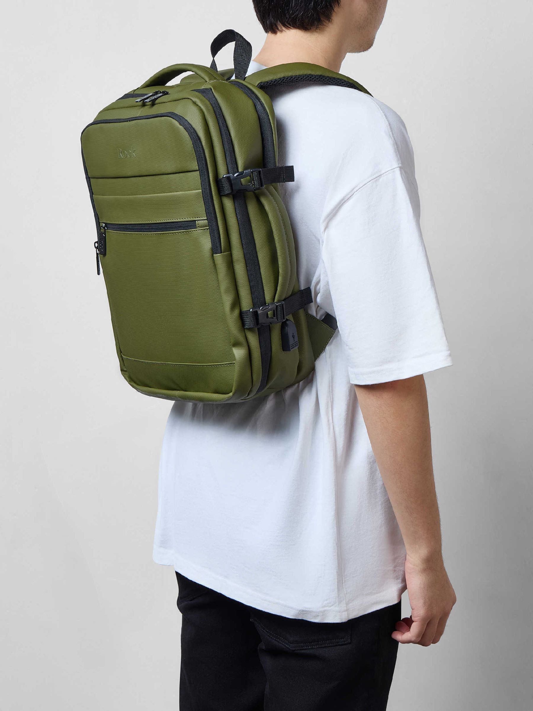 Rock Men's Green Dalston Backpack - Image 2
