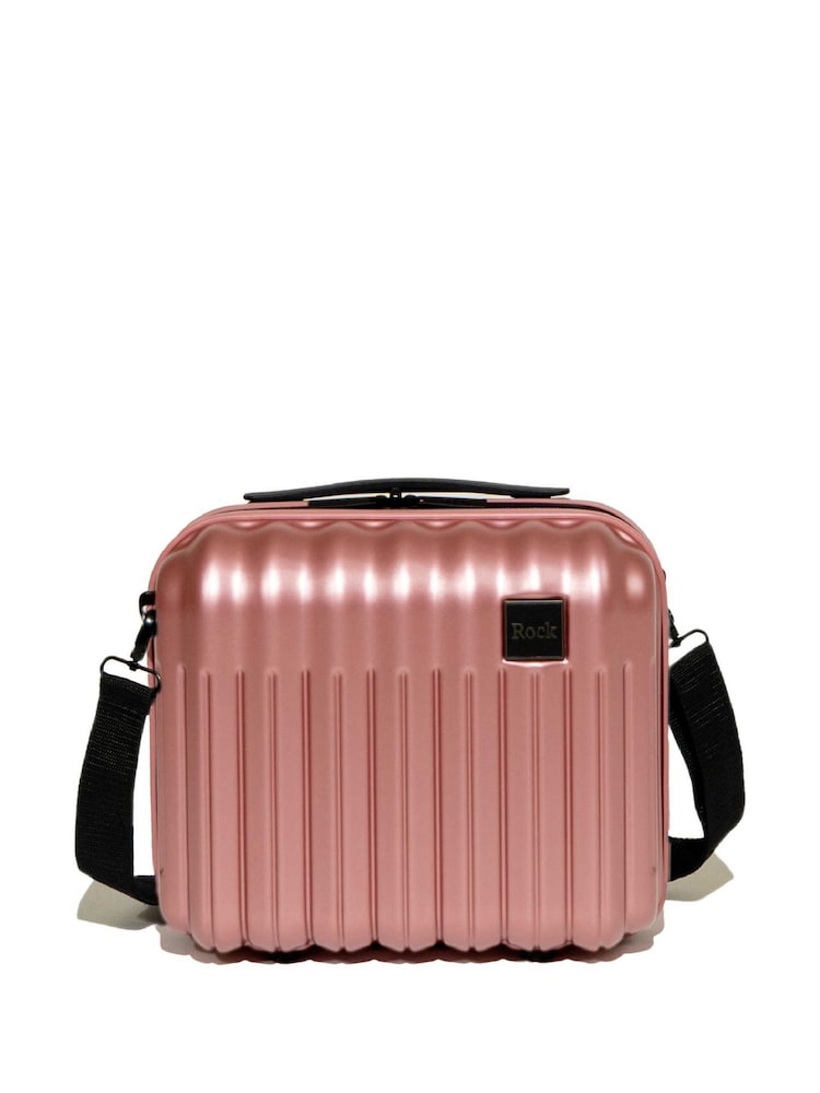Rock Luggage Pink Luna Vanity Suitcase - Image 2 of 5