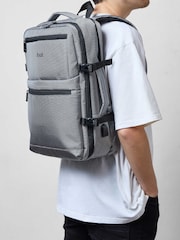 Rock Luggage Grey Rock Battersea Medium Backpack - Image 1 of 5