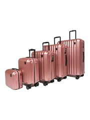 Rock Luggage Pink Rock Luna Suitcases 5pc Set - Image 1 of 7