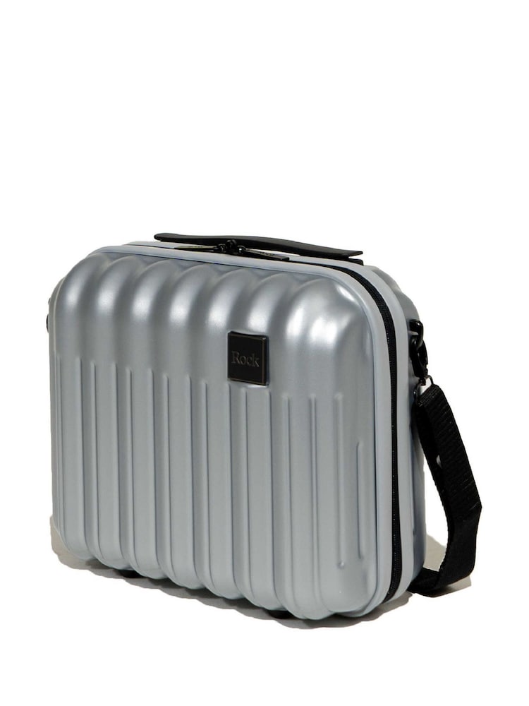 Rock Luggage Silver Luna Vanity Suitcase - Image 1 of 5