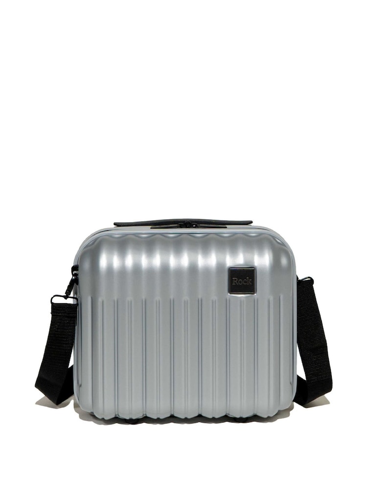 Rock Luggage Silver Luna Vanity Suitcase - Image 2 of 5