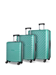 Rock Luggage Green Maya Suitcases Set 3 Piece - Image 1 of 6