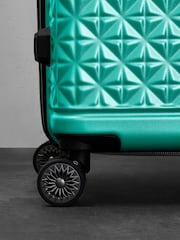 Rock Luggage Green Maya Cabin Suitcase - Image 3 of 6