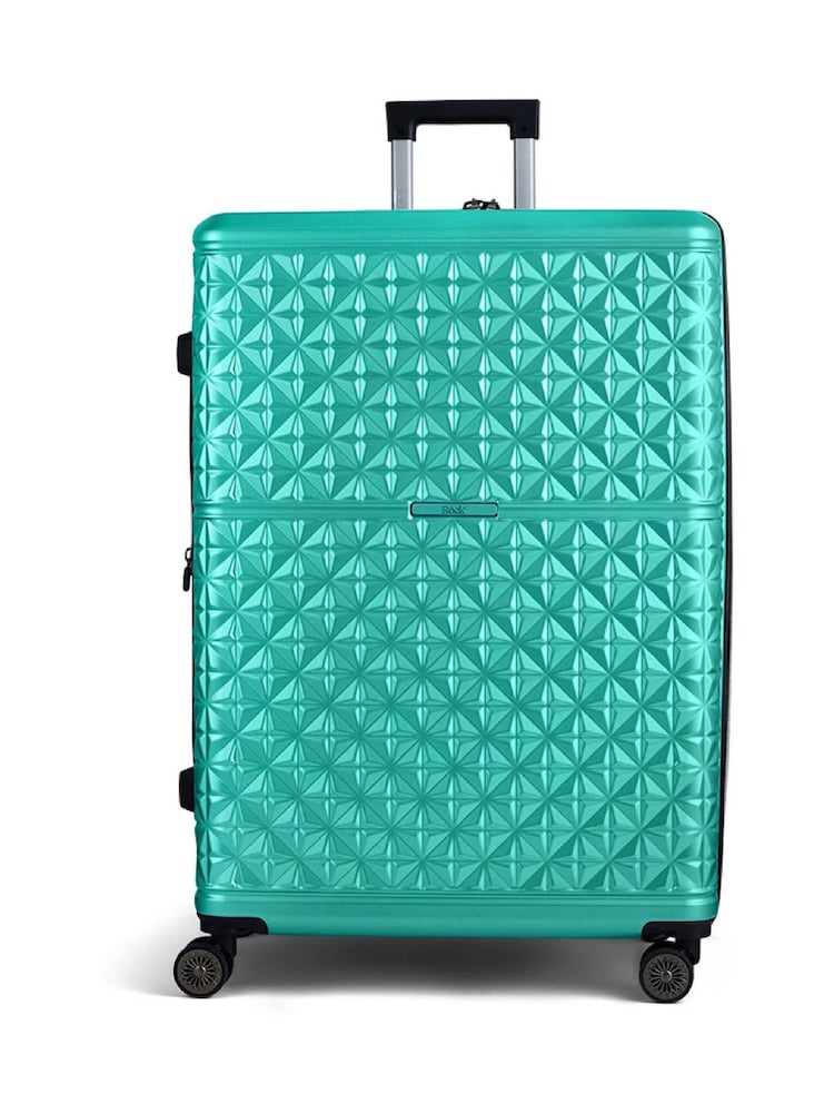 Rock Luggage Green Large Maya Suitcase - Image 2 of 7 Rock Luggage Green Large Maya Suitcase - Image 2 of 7
