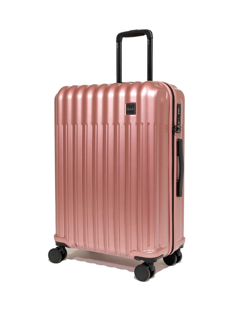 Rock Luggage Pink Rock Luna Medium Suitcase - Image 1 of 5