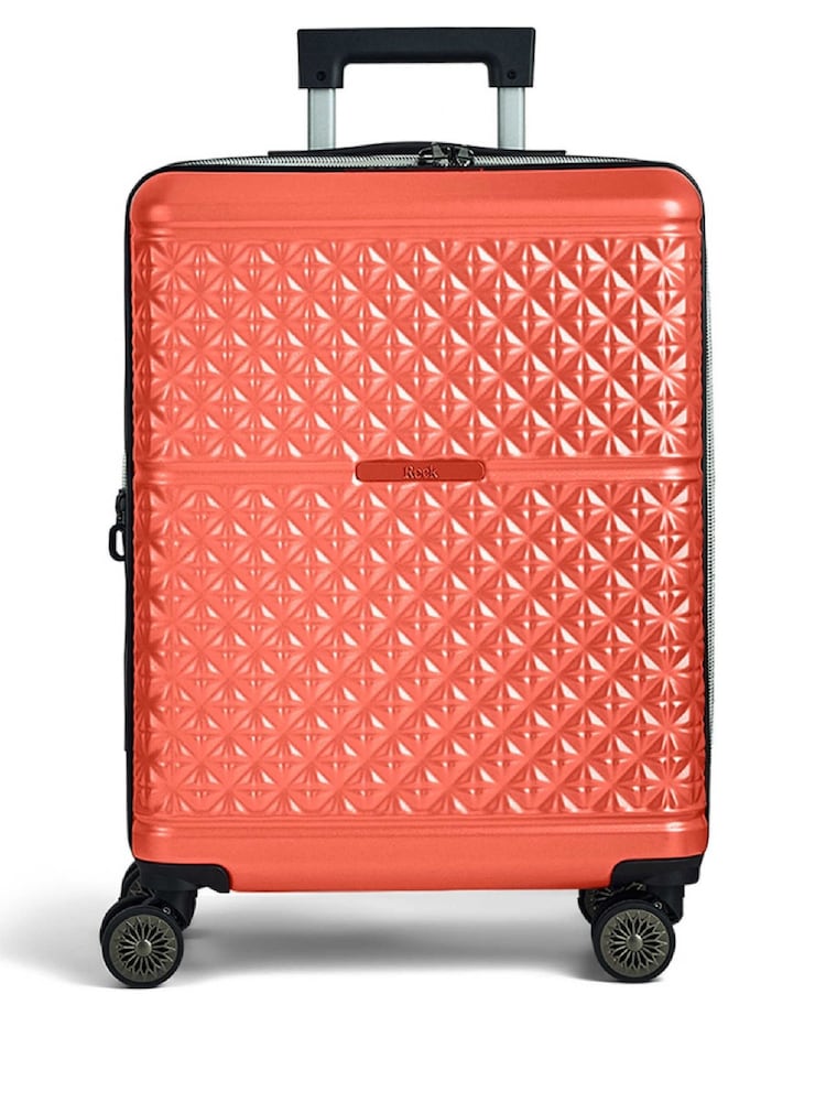 Rock Luggage Orange Maya Cabin Suitcase - Image 1 of 6