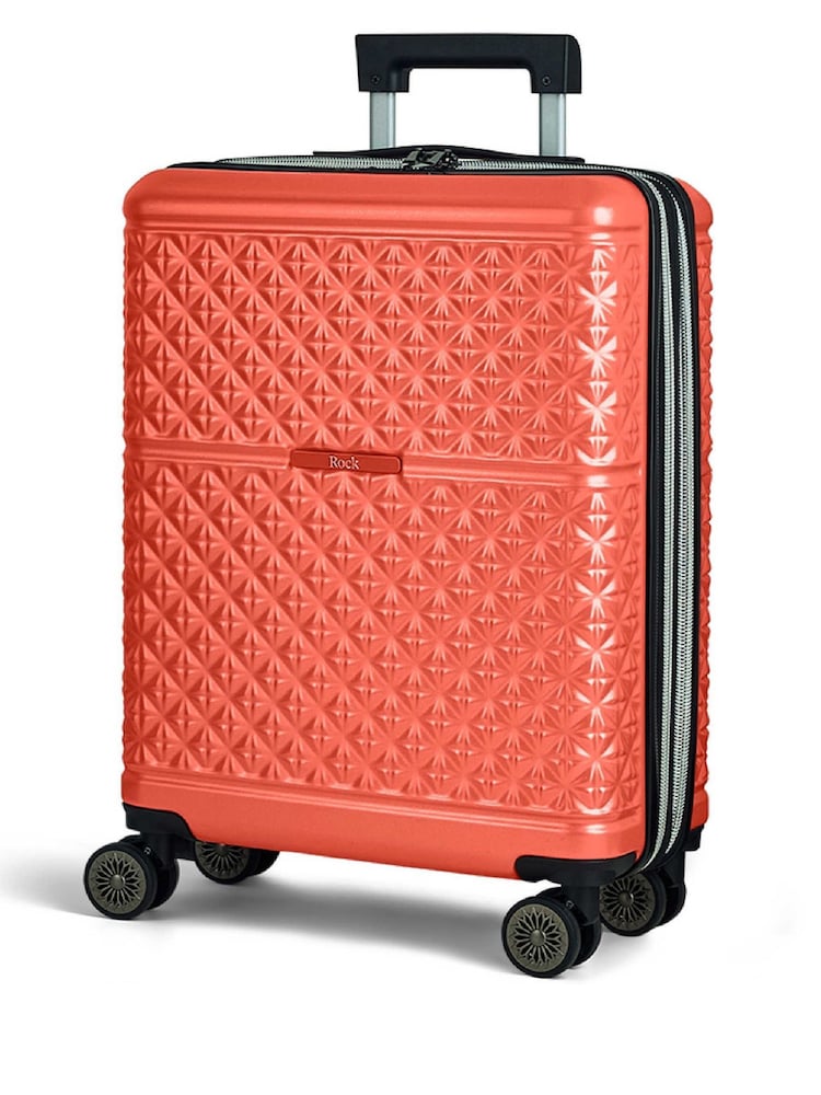 Rock Luggage Orange Maya Cabin Suitcase - Image 2 of 6