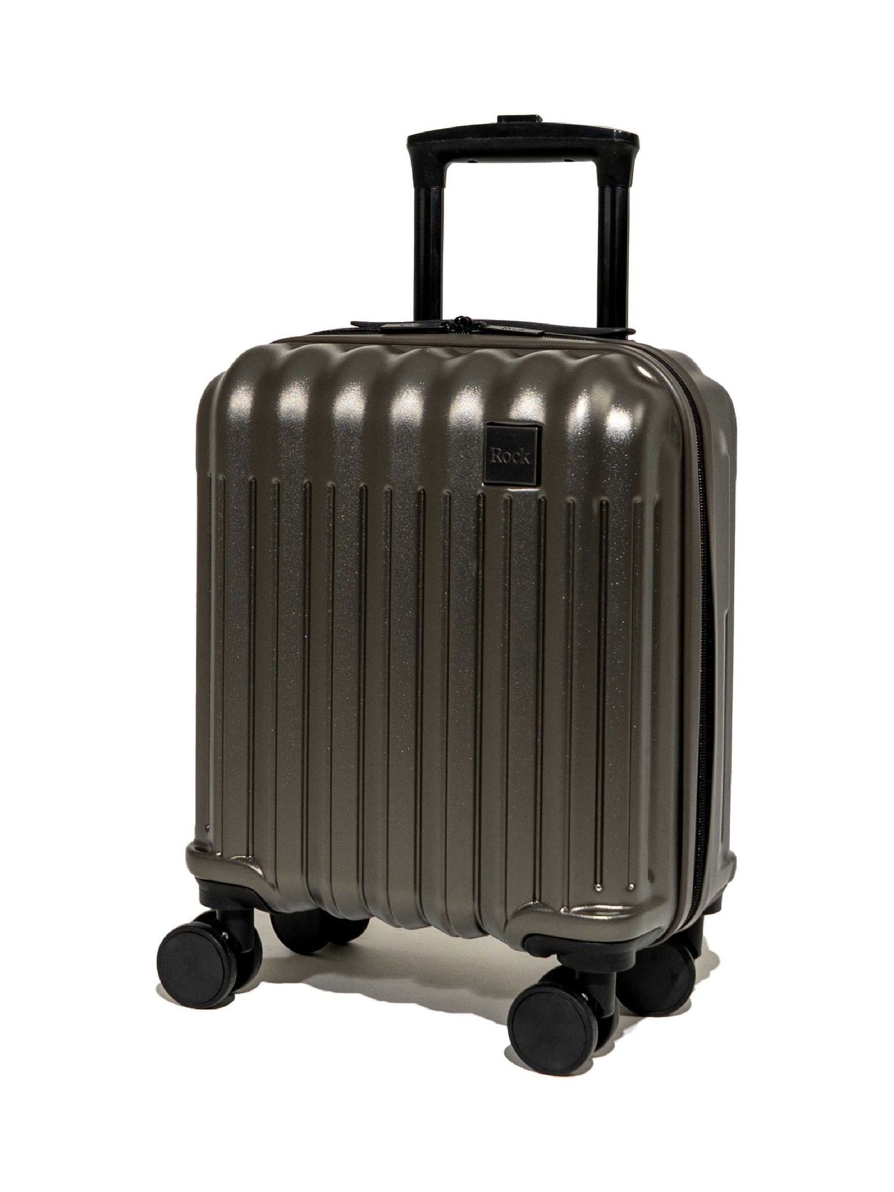 Rock Men's Charcoal Luna Underseat Suitcase Size 8 - Image 3