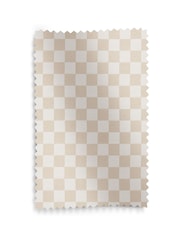 Natural Chequerboard Made to Measure Curtains - Image 9 of 9