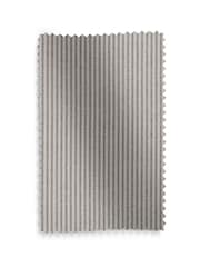 Charcoal Grey Brushed Stripe Made to Measure Curtains - Image 9 of 9