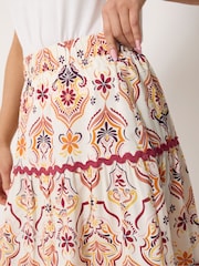 M&Co Orange Petite Ric Rac Skirt - Image 4 of 5