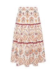 M&Co Orange Petite Ric Rac Skirt - Image 5 of 5