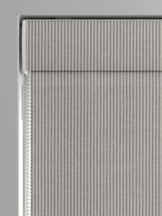 Charcoal Grey Brushed Stripe Made to Measure Roman Blind - Image 4 of 6