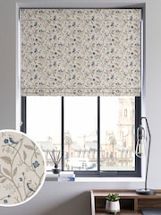 Blue Luxe Blue Bird Made to Measure Roman Blind - Image 1 of 6