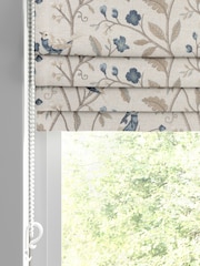 Blue Luxe Blue Bird Made to Measure Roman Blind - Image 2 of 6