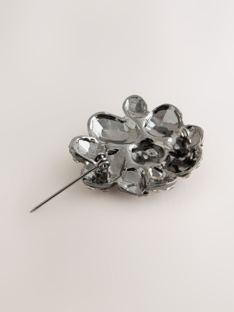 Gun Metal Sparkle Brooches 2 Pack - Image 5 of 5