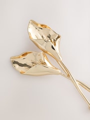 Zlatno Tone - Flower Stem Brooch - Slika 2 od 3