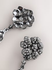 Burgundy Red Drop Earrings - Image 3 of 3