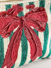 Green Bow Emebllished Pouch - Image 6 of 8