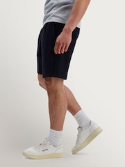 Wax London Blue Sam Textured Interlock Shorts - Image 4 of 9