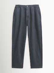 Wax London Blue Kurt Cotton Twill Trousers - Image 1 of 5