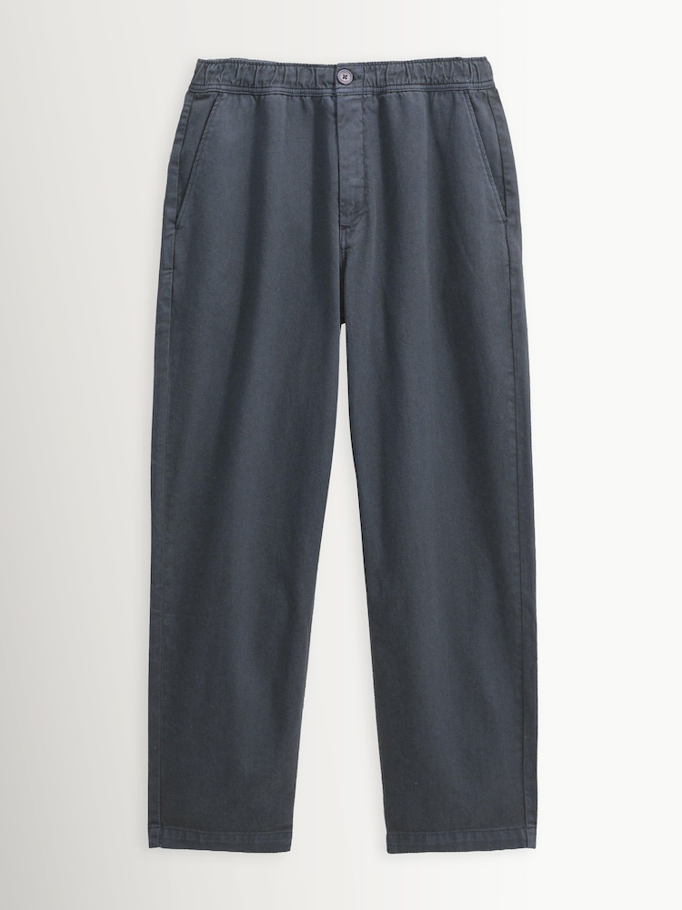 Wax London Blue Kurt Cotton Twill Trousers - Image 1 of 5 Wax London Blue Kurt Cotton Twill Trousers - Image 1 of 5