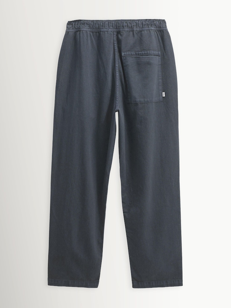 Wax London Blue Kurt Cotton Twill Trousers - Image 2 of 5 Wax London Blue Kurt Cotton Twill Trousers - Image 2 of 5
