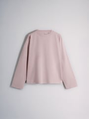The Set 8 Pack Essentials Lightweight Long Sleeve T-Shirts Pink/Cream - Image 3 of 11
