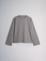 The Set 8 Pack Essentials Lightweight Long Sleeve T-Shirts Pink/Cream - Image 6 of 11