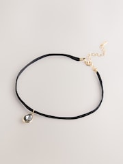 Crno - Velvet Choker Necklace - Slika 1 od 3