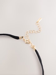 Crno - Velvet Choker Necklace - Slika 3 od 3