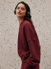 Wine V-Neck Sweatshirt - Image 3 of 7