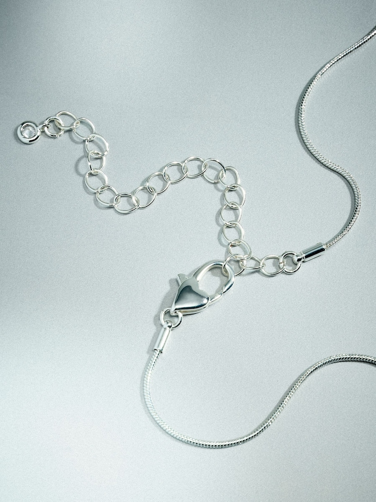 Sterling Srebrno Plated - Kubični cirkonski privezak ogrlica - Slika 3 od 3 Sterling Srebrno Plated - Kubični cirkonski privezak ogrlica - Slika 3 od 3