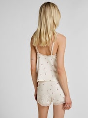 Hunkemoller White Jersey Lace Pyjamas Set - Image 3 of 5