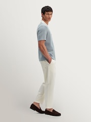 Wax London Blue Pendal Rib Polo Shirt - Image 5 of 8