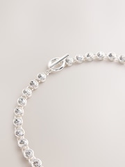 Sidabrinis tonas - Long Sparkle Y Necklace - 4 paveikslėlis iš 4