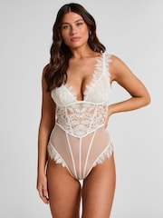 Hunkemoller White Grace Body - Image 1 of 5