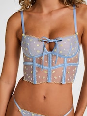 Hunkemoller Blue Bustier Harriet Body - Image 2 of 5