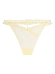 Hunkemoller Yellow High Leg Flora Thong - Image 4 of 5