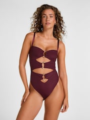 Hunkemoller Red Cassandra Body - Image 1 of 5