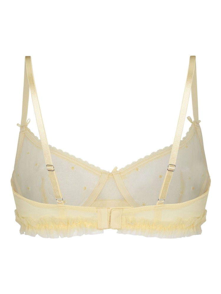 Hunkemoller Yellow Non-Padded Underwired Flora Bra - Image 5 of 5 Hunkemoller Yellow Non-Padded Underwired Flora Bra - Image 5 of 5