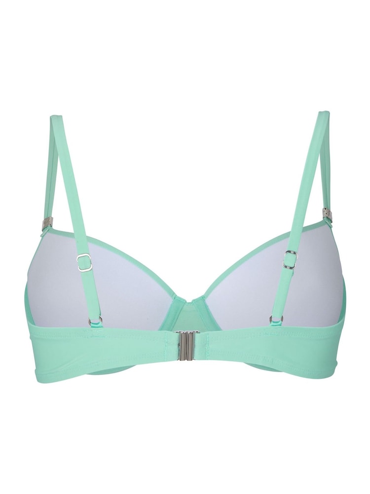 Hunkemoller Green Luxe Padded Underwired Bikini Top - Image 5 of 5 Hunkemoller Green Luxe Padded Underwired Bikini Top - Image 5 of 5
