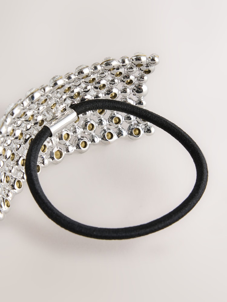 Silver Tone Sparkle Hairband - Image 3 of 3 Silver Tone Sparkle Hairband - Image 3 of 3