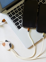 Squishmallows White Phone Grip with Stand & 3-in-1 Charging Cable CAM - Image 4 of 4