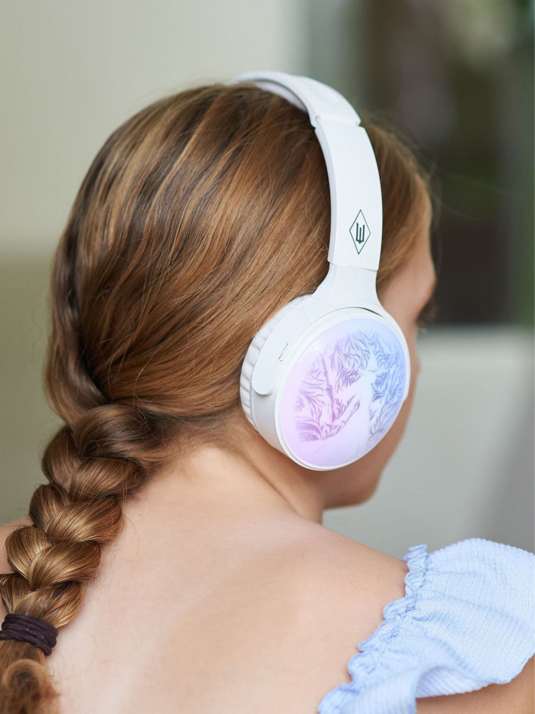 Lazerbuilt Unisex White Wicked Bluetooth & Wired Light-Up 2 In 1 Headphones - Image 3