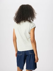 Whistles Grey Cap Sleeve T-Shirt - Image 4 of 6